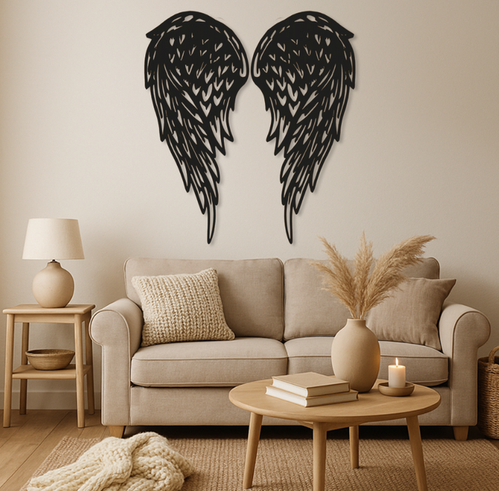 Wooden Wall Decor - Angyalszárny – fából készült dekoráció