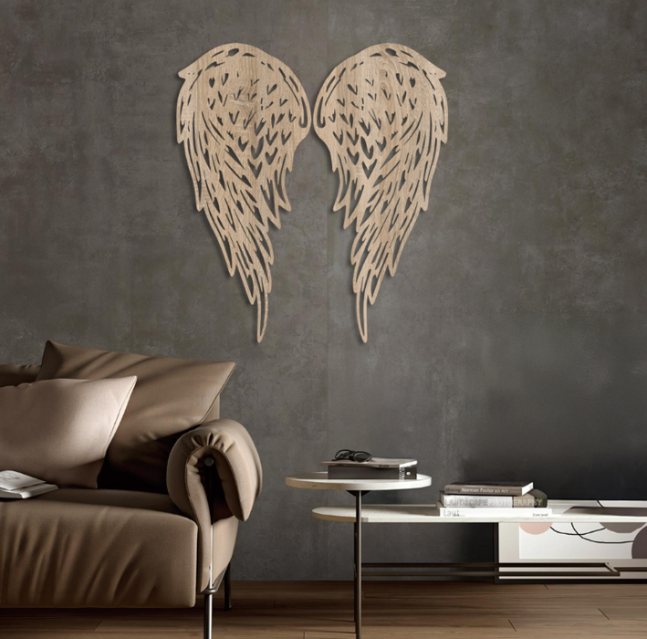 Wooden Wall Decor - Angyalszárny – fából készült dekoráció