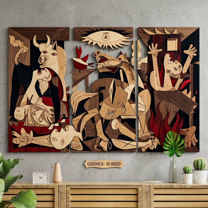 Fa falikép UV nyomtatással - Guernica – Pablo Picasso