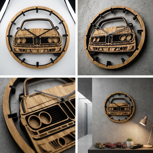 3D tölgyfa falilóra Bavaria Coupé