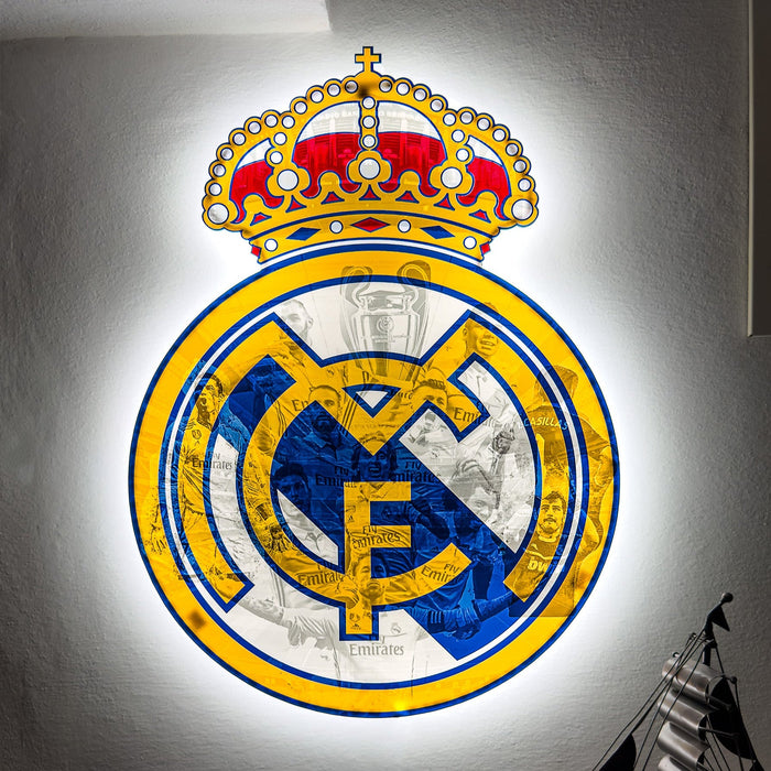 Világító falikép Real Madrid CF - Legends