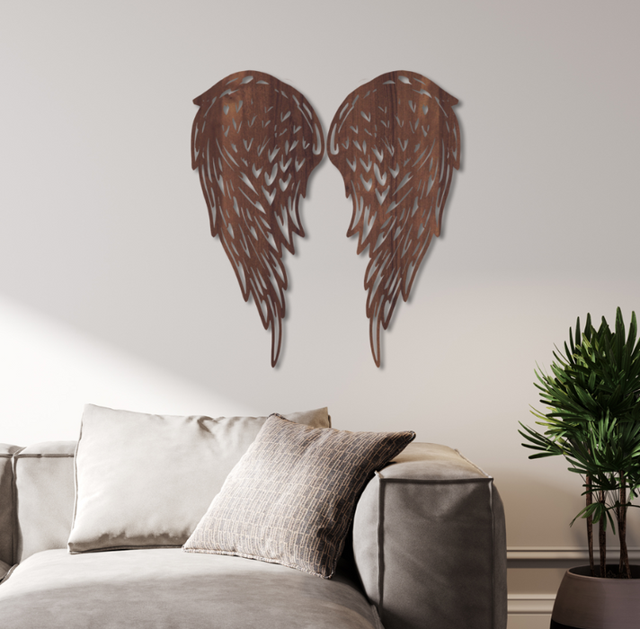 Wooden Wall Decor - Angyalszárny – fából készült dekoráció